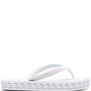 Versace  Greca-debossed flip flops