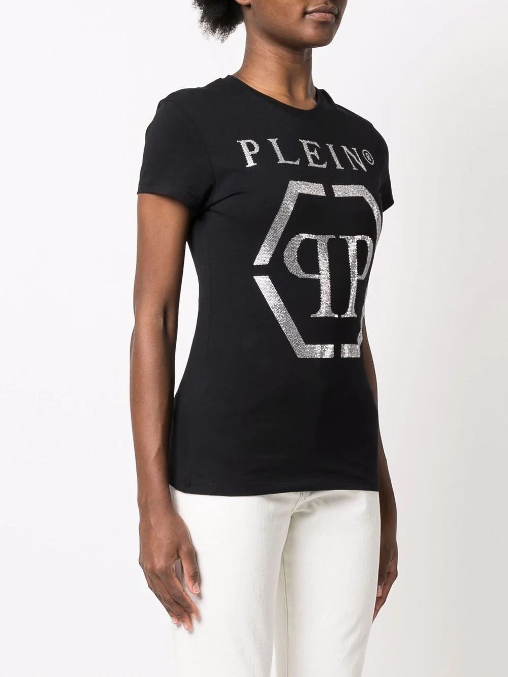 Philipp Plein logo-print cotton T-shirt - Image 3