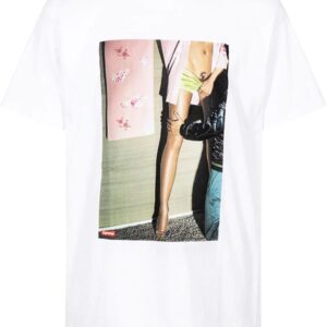 Supreme  Model photo-print cotton T-shirt