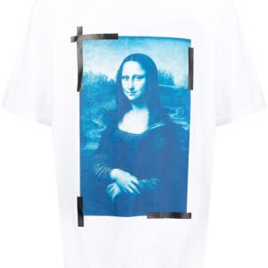 Off-White  Monalisa-print cotton T-shirt