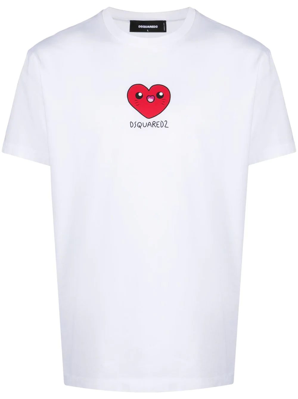 Dsquared2 heart-motif logo cotton T-shirt