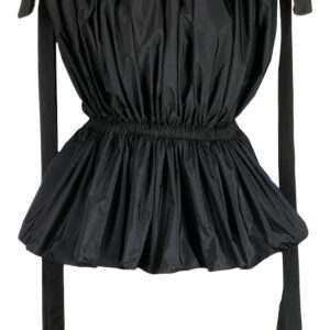 Alexander McQueen  off-shoulder elasticated-waist top