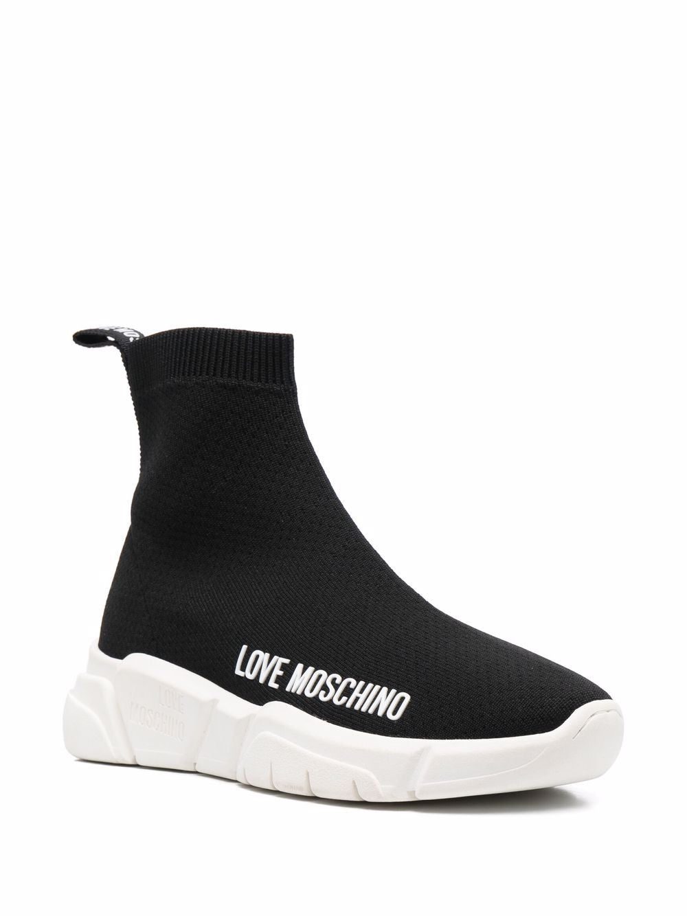 Love Moschino logo-print slip-on sneakers - Image 2