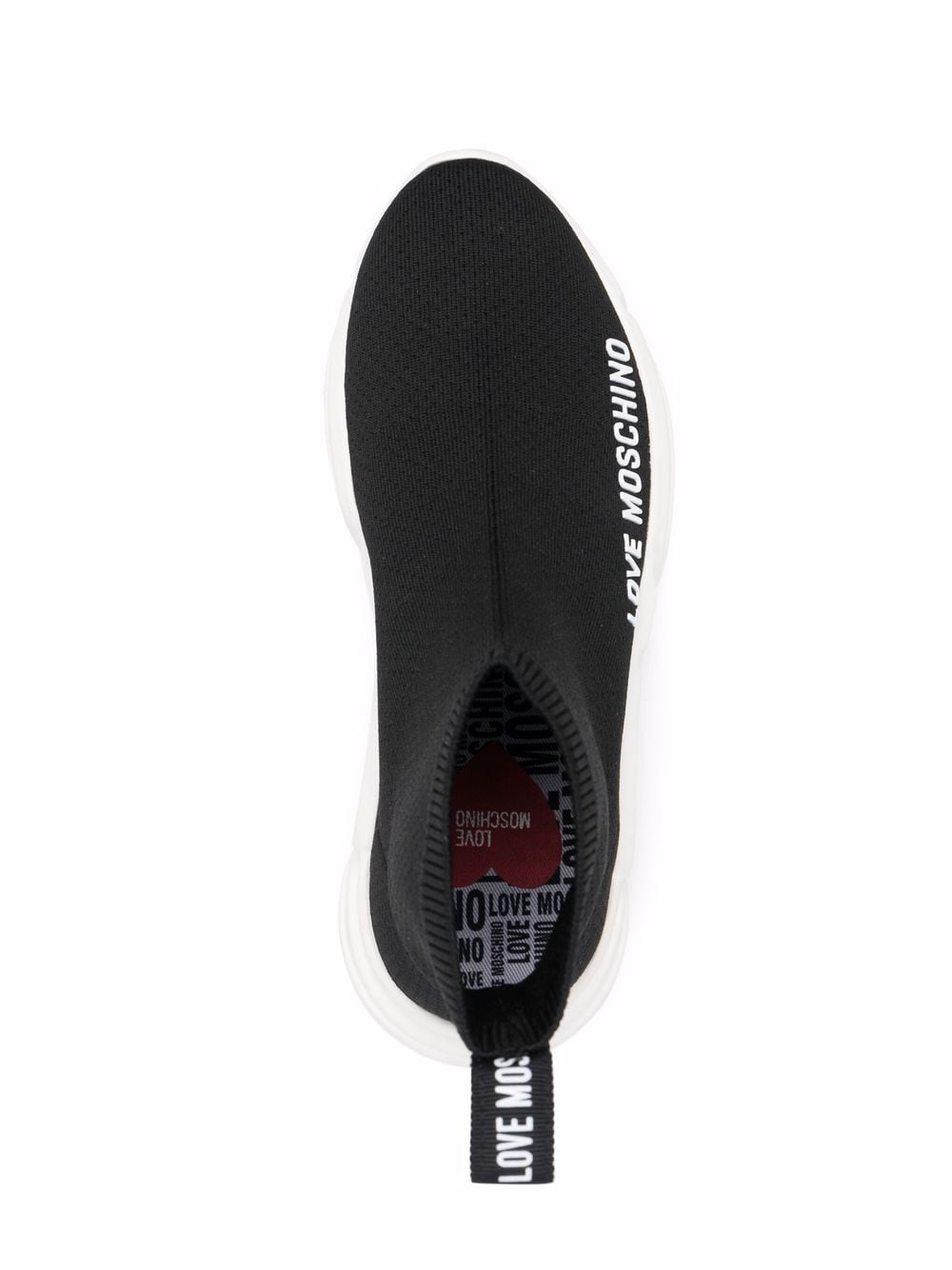 Love Moschino logo-print slip-on sneakers - Image 4