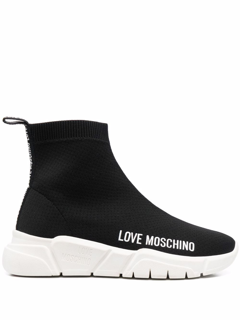 Love Moschino logo-print slip-on sneakers