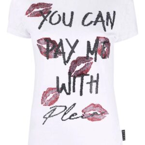 Philipp Plein  sequin-embellished shortsleeved T-shirt