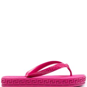 Versace  Greca-debossed flip flops
