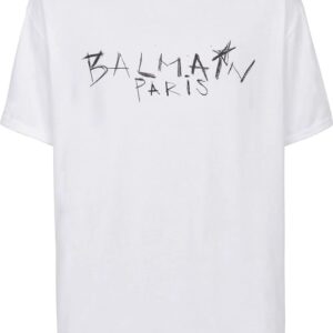 Balmain logo-print cotton T-shirt