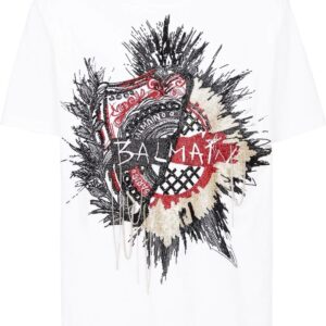 Balmain  embroidered logo t-shirt