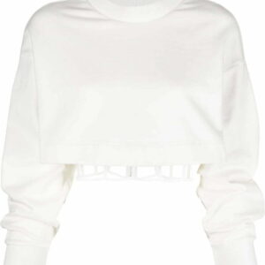 Alexander McQueen  layered cropped sweatshirt