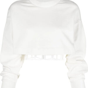 Alexander McQueen  layered cropped sweatshirt