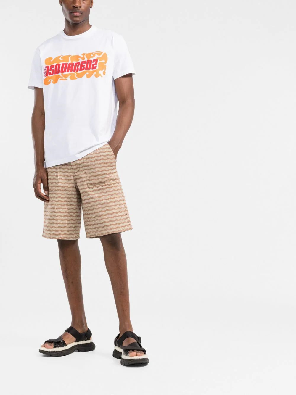 Dsquared2 Wave logo-print T-shirt - Image 2