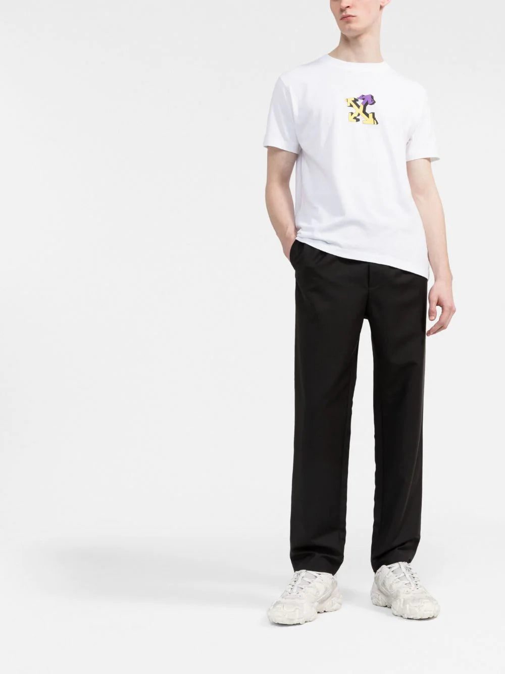 Off-White Wizard-print cotton T-shirt - Image 2