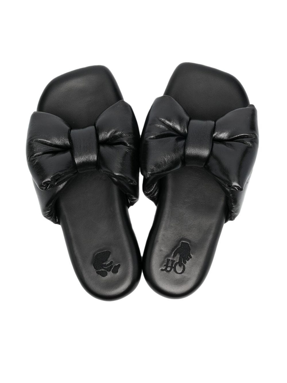 Off-White padded bow-embellished slides - Image 4