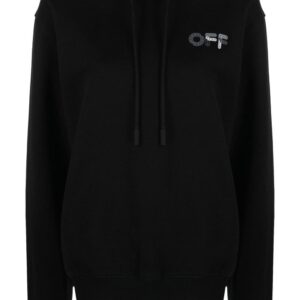 Off-White Arrow motif drawstring hoodie
