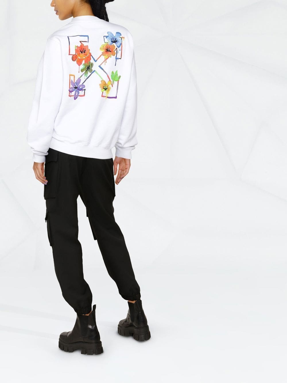 Off-White Floral Arrows-print sweatshirt - Image 4