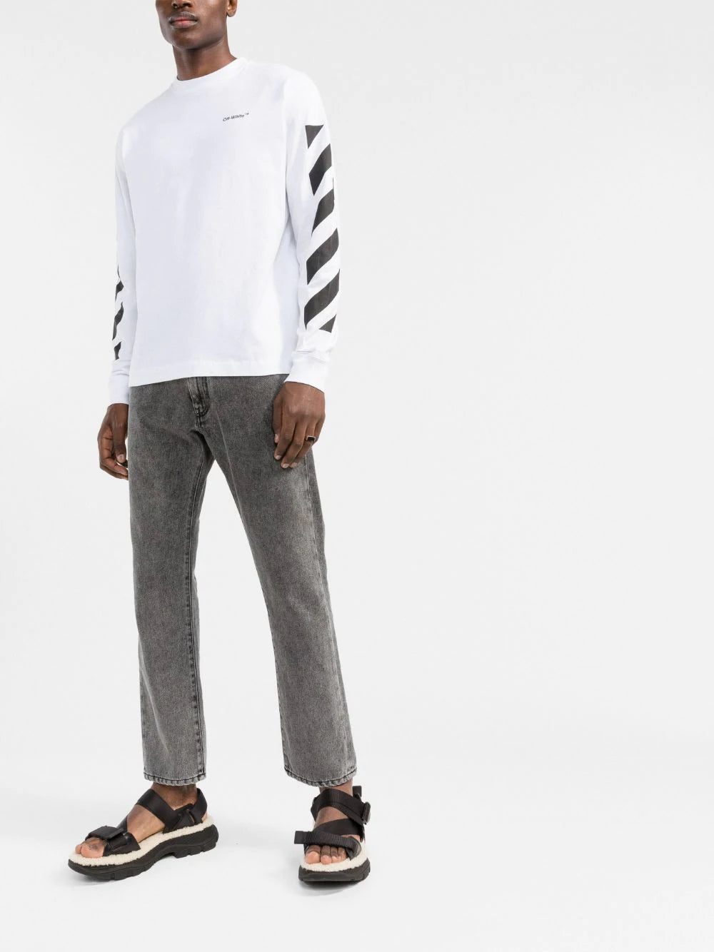 Off-white logo-print long-sleeve T-shirt - Image 2