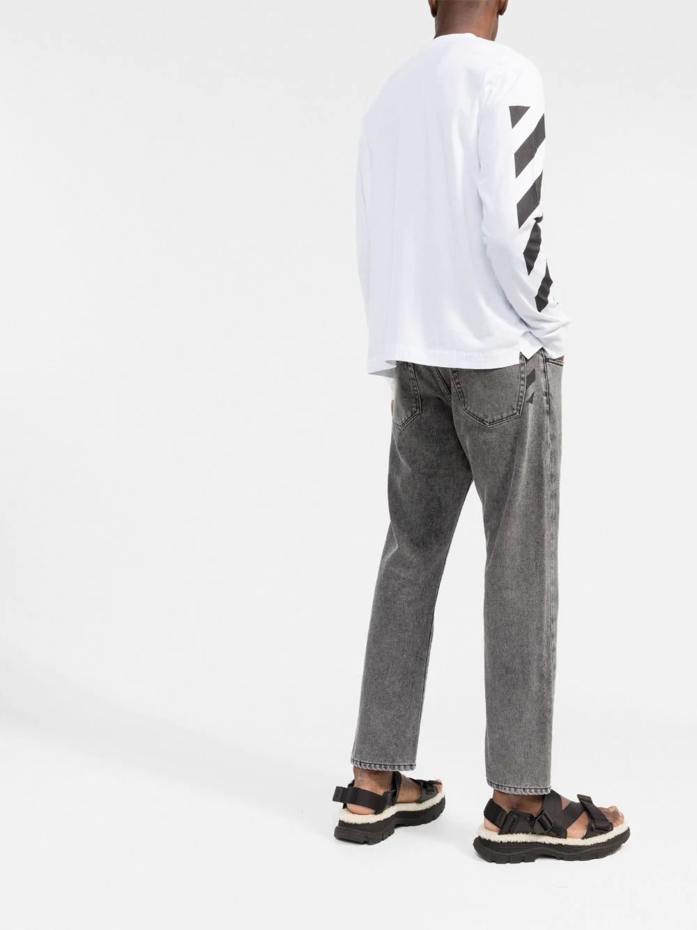 Off-white logo-print long-sleeve T-shirt - Image 4