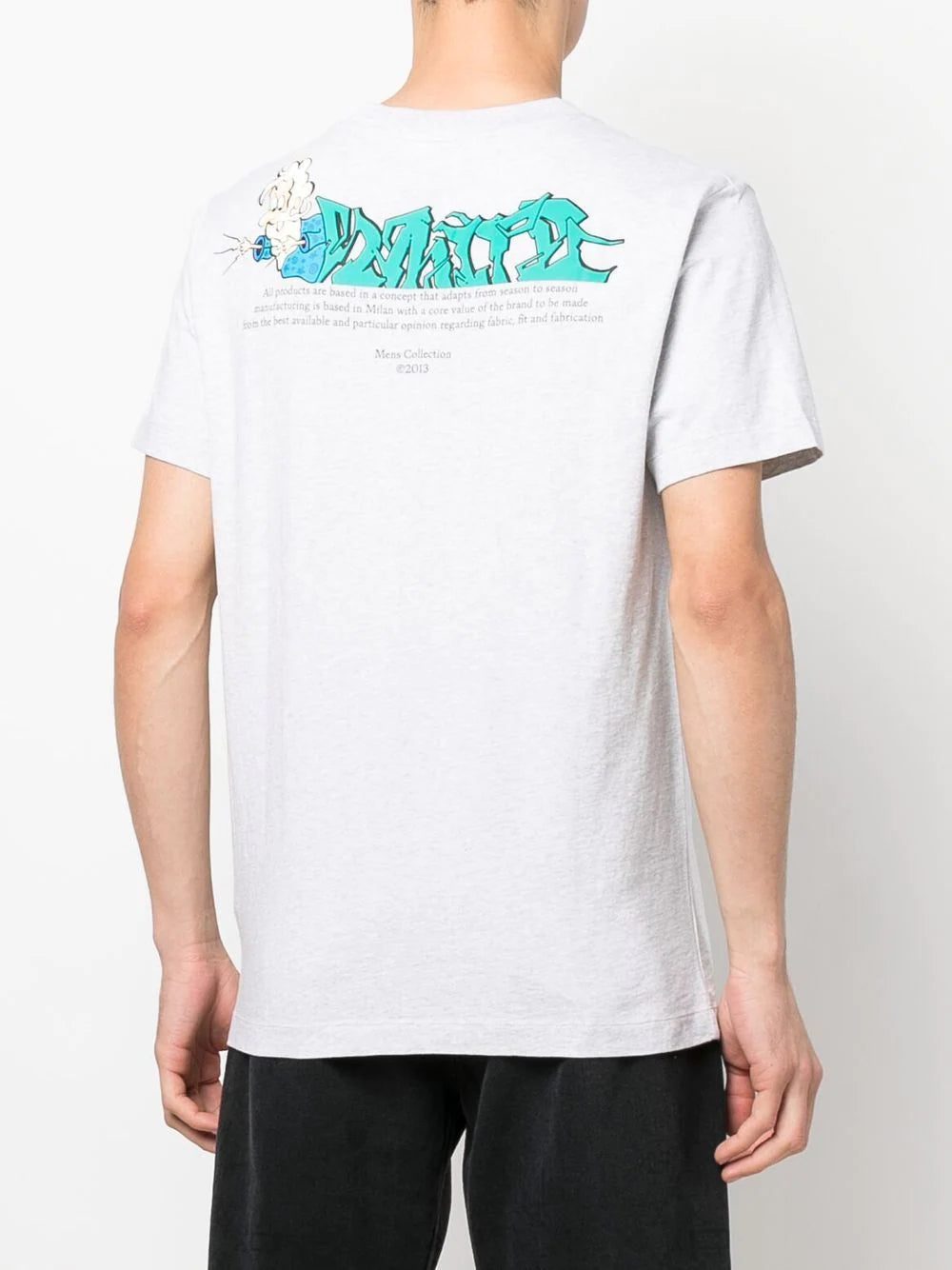 Off-White logo-print organic cotton T-shirt - Image 4