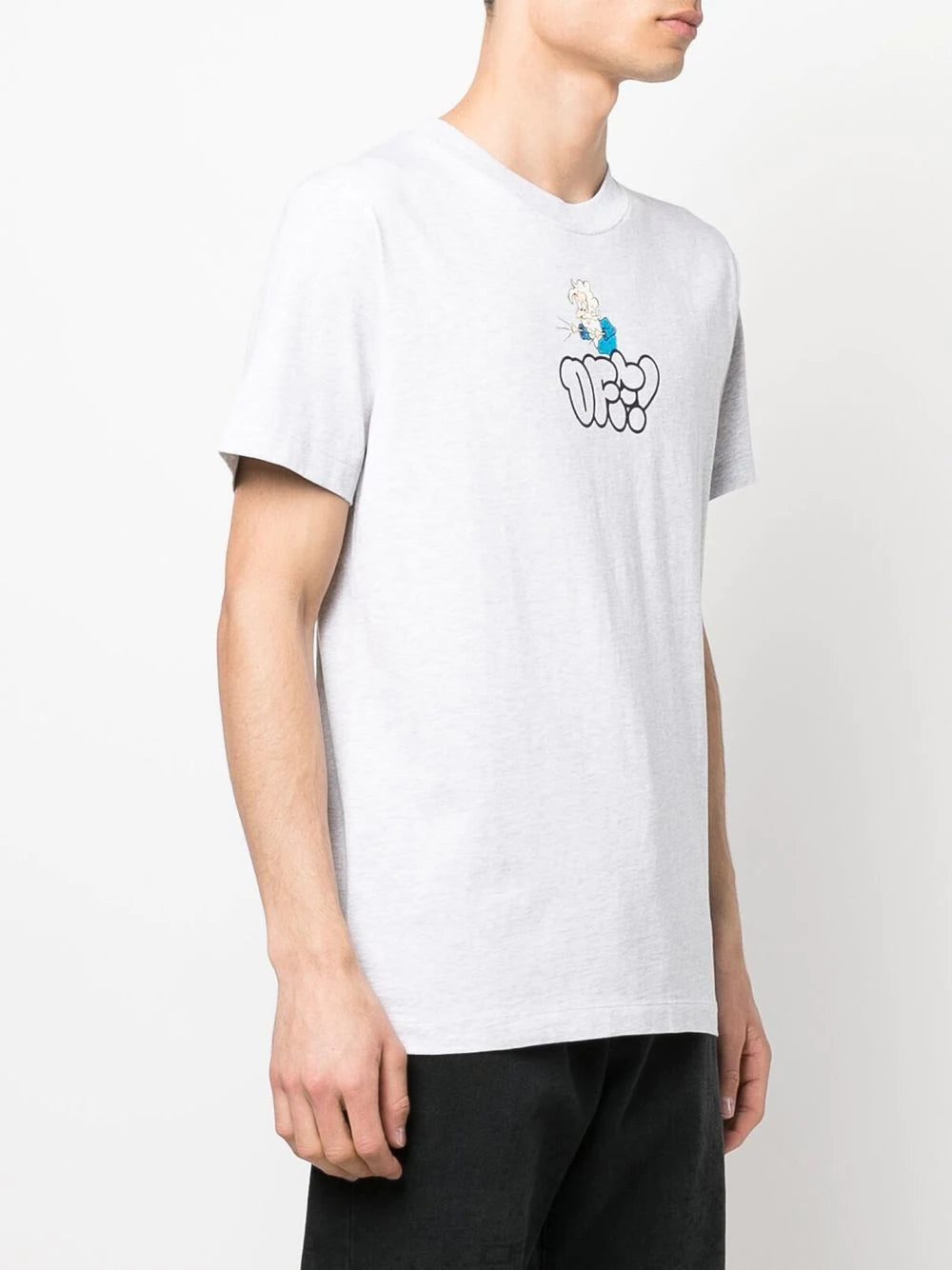 Off-White logo-print organic cotton T-shirt - Image 3