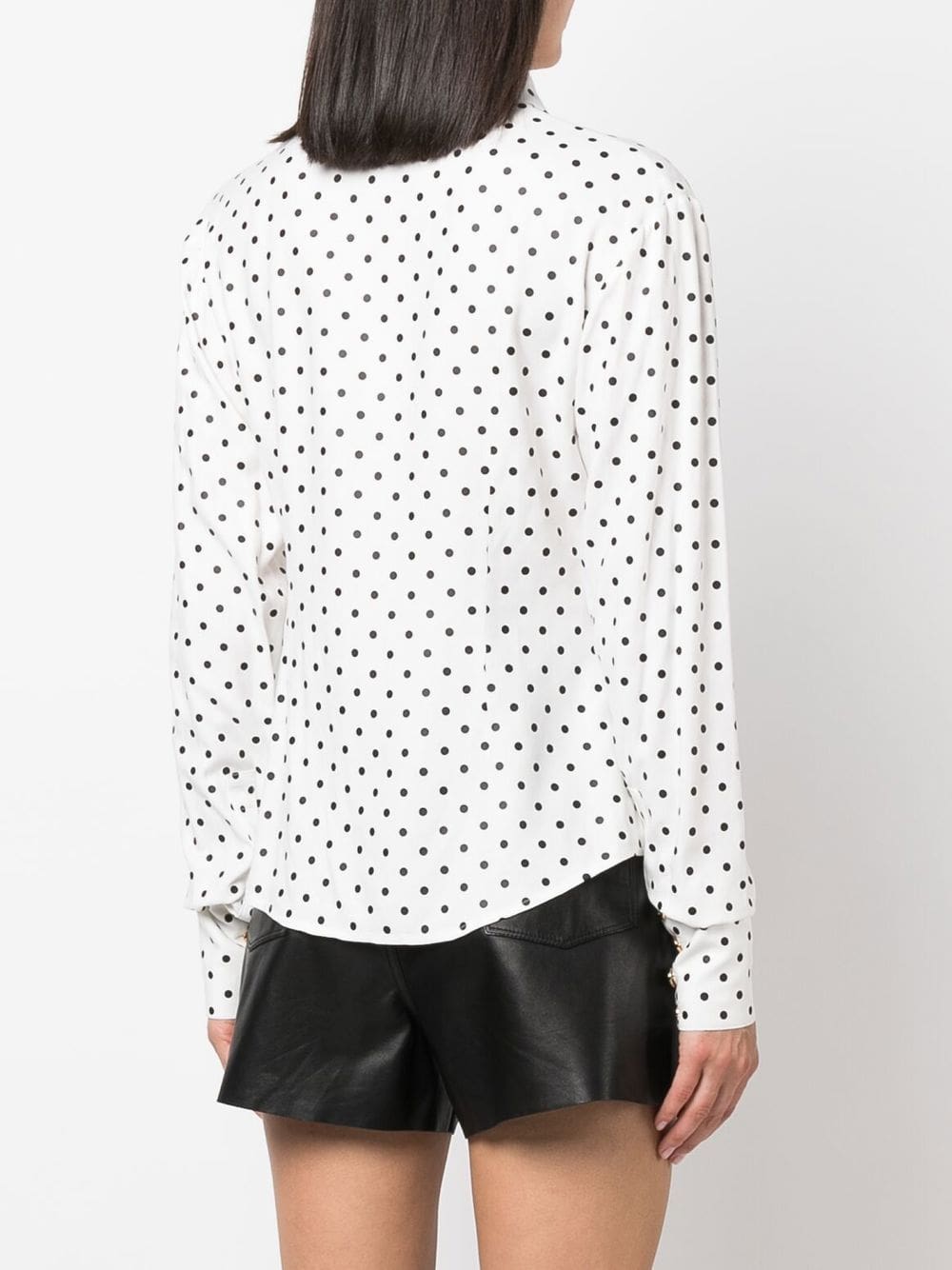 Balmain polka-dot long-sleeve shirt - Image 4