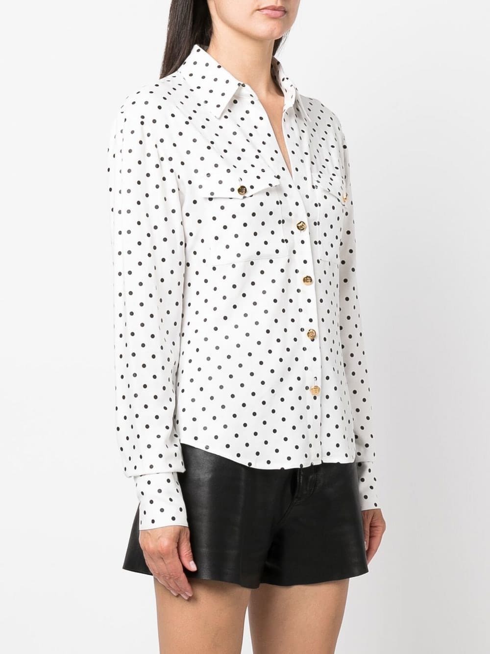 Balmain polka-dot long-sleeve shirt - Image 3