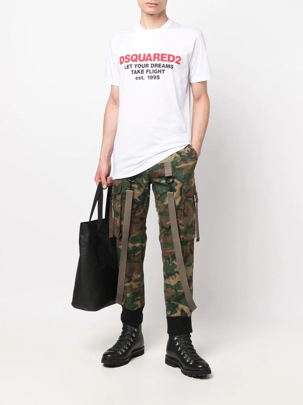 Dsquared2 slogan logo-print T-shirt - Image 2
