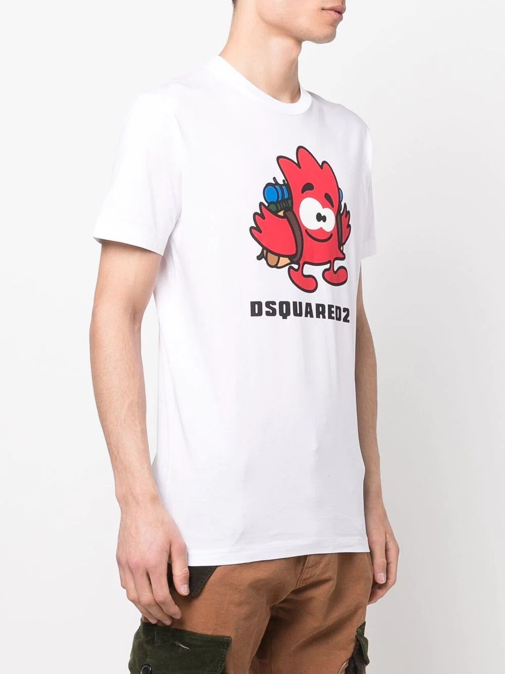 Dsquared2 cartoon logo-print T-shirt - Image 3