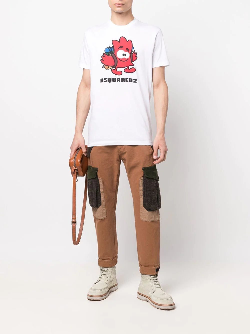 Dsquared2 cartoon logo-print T-shirt - Image 2
