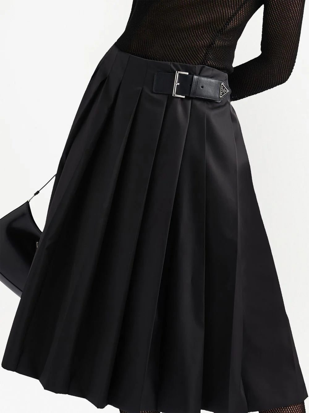 Prada Re-Nylon pleated skirt - Image 4