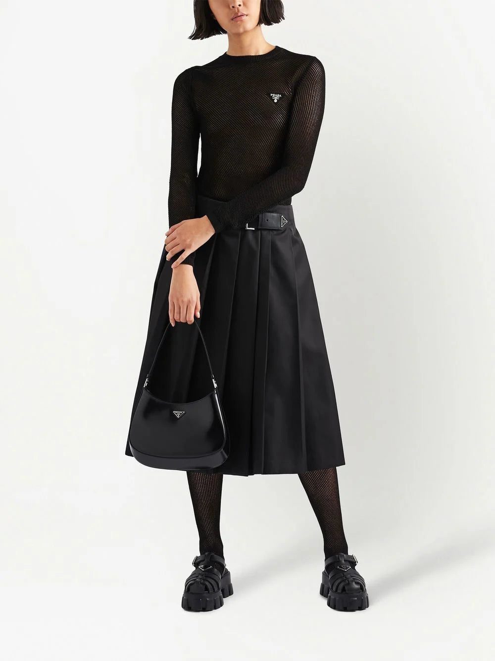 Prada Re-Nylon pleated skirt - Image 2