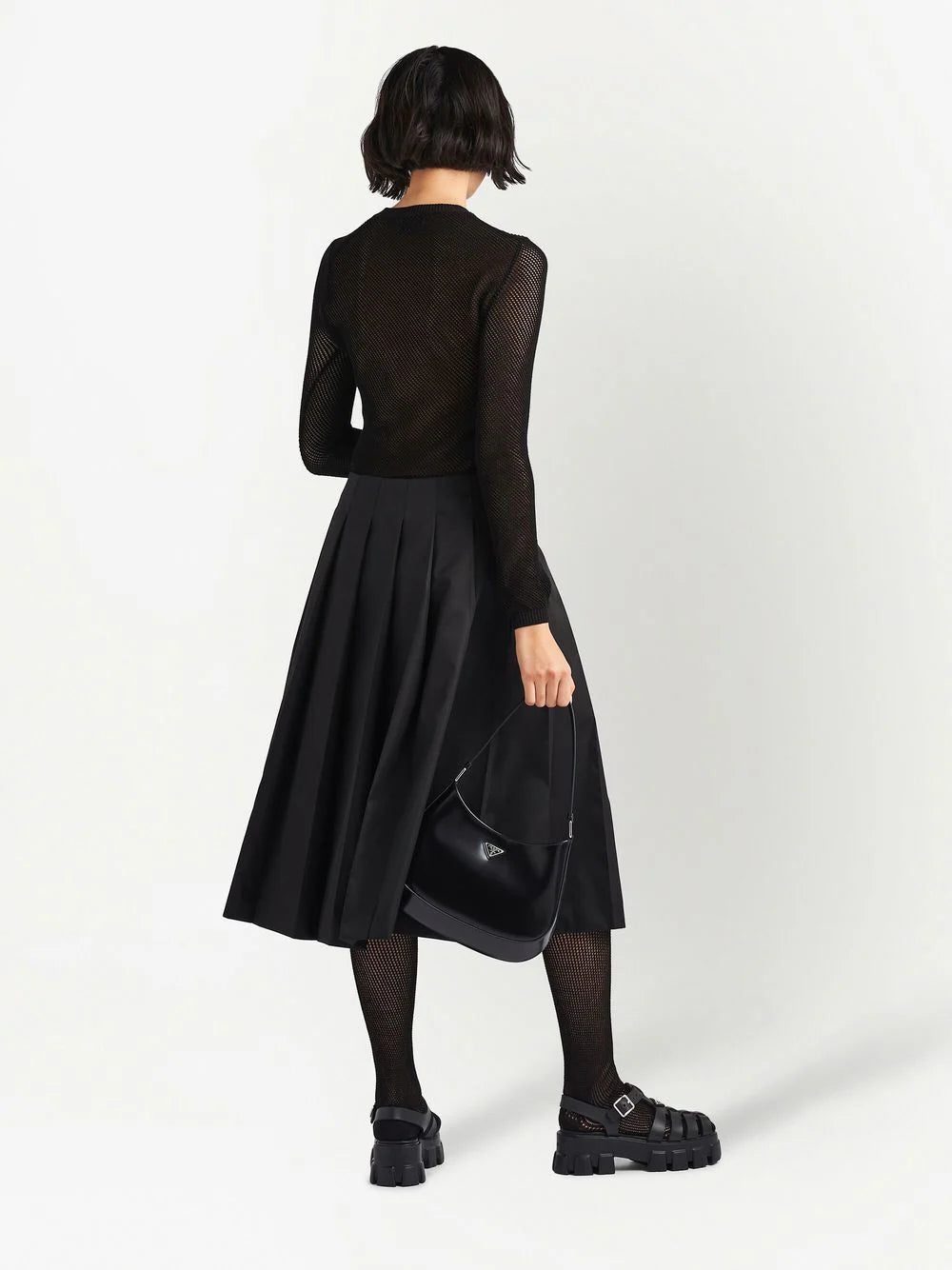 Prada Re-Nylon pleated skirt - Image 3