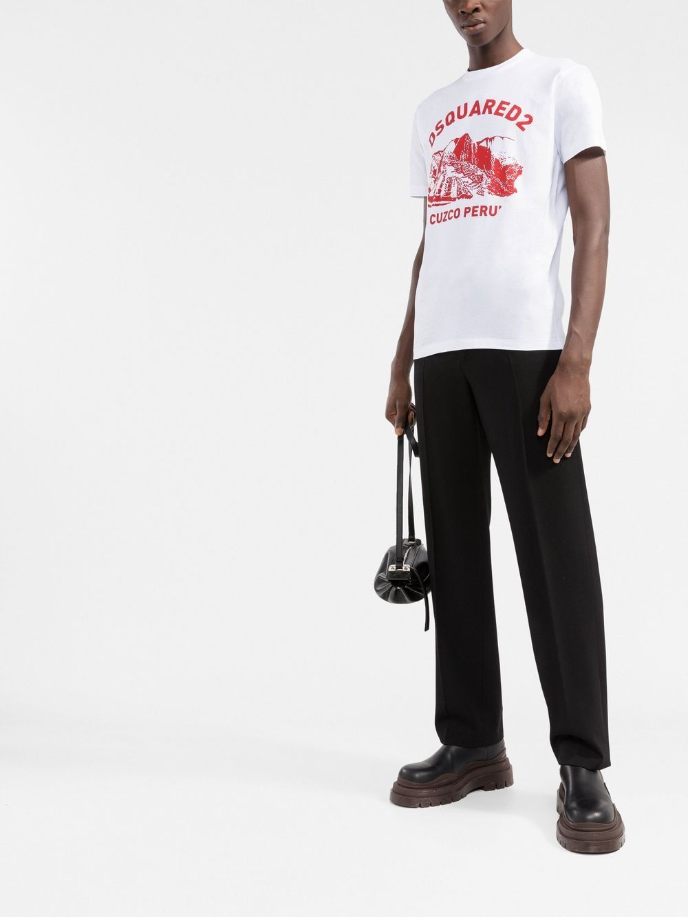 DSQUARED2 logo-print short-sleeve T-shirt - Image 2