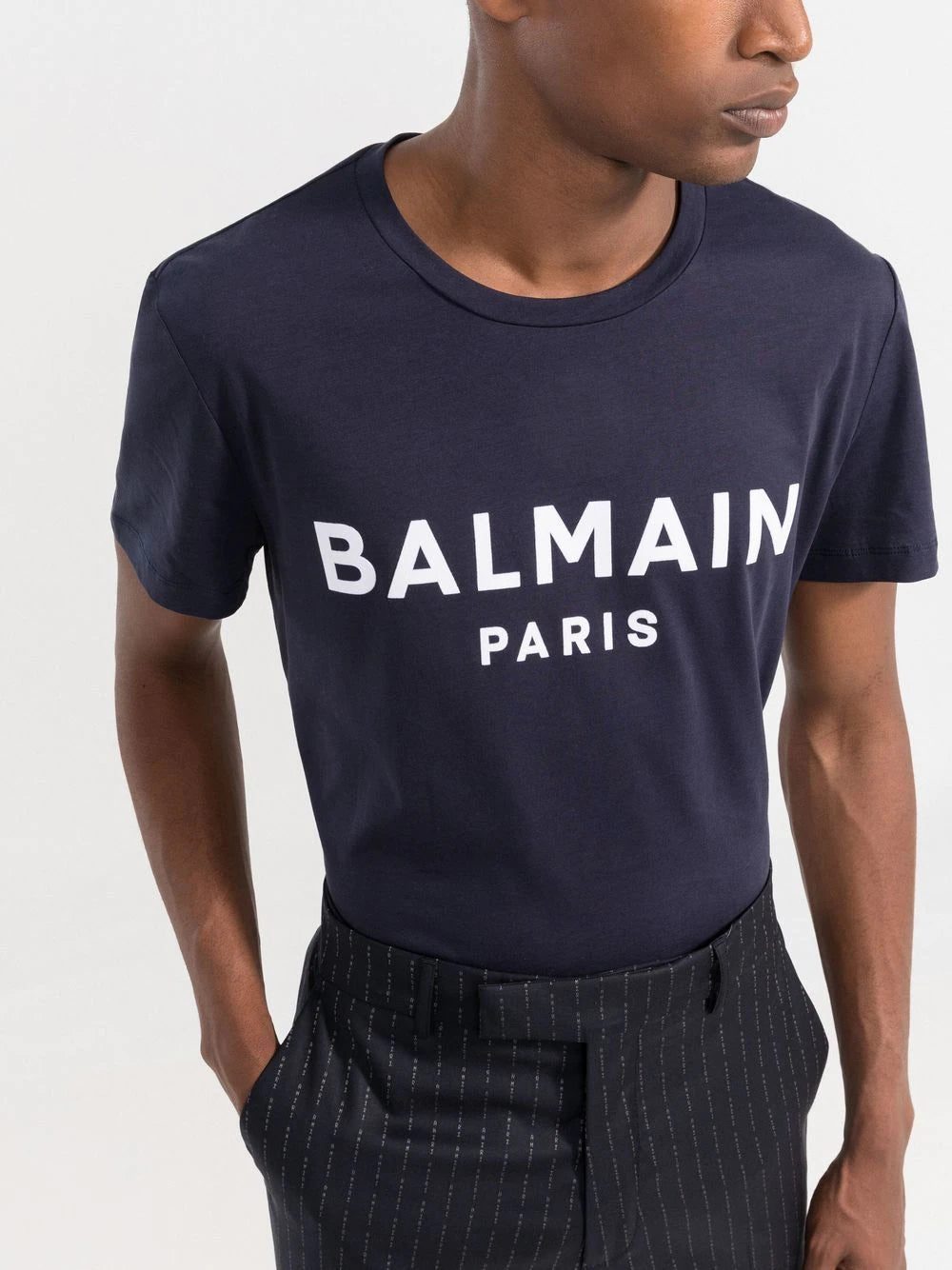 Balmain logo-print short-sleeve T-shirt - Image 3