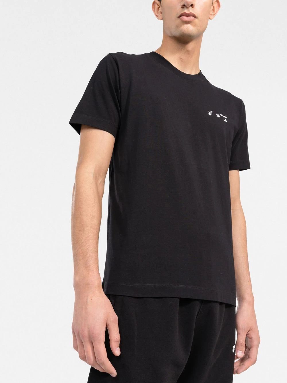 Off-white Ow logo-print slim-cut T-shirt - Image 3