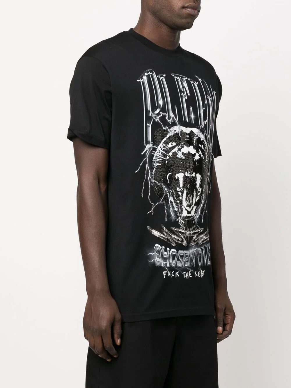Philipp Plein logo-print short-sleeved T-shirt - Image 3