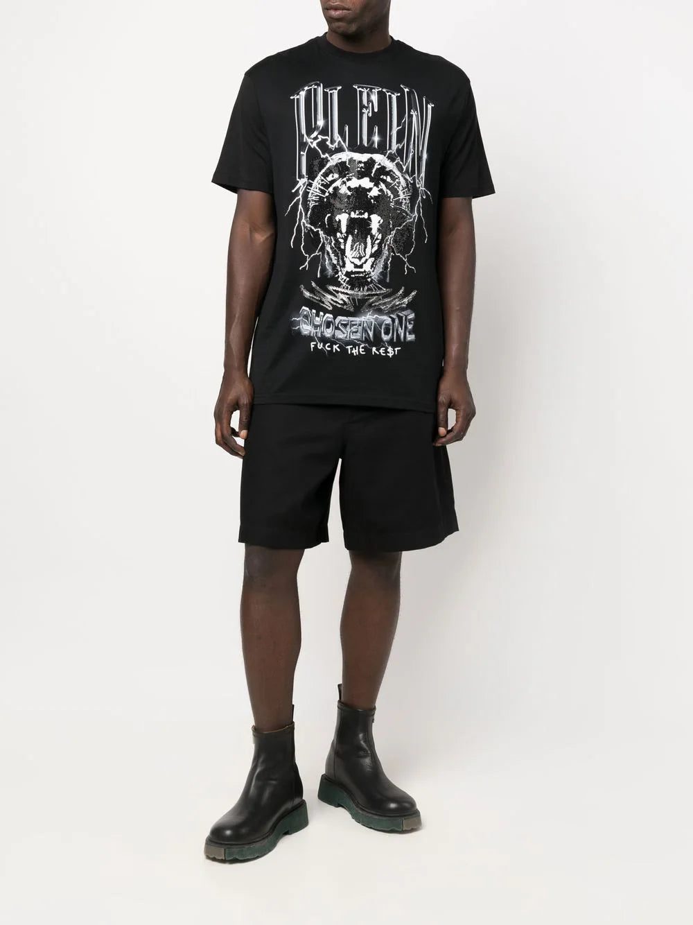 Philipp Plein logo-print short-sleeved T-shirt - Image 2