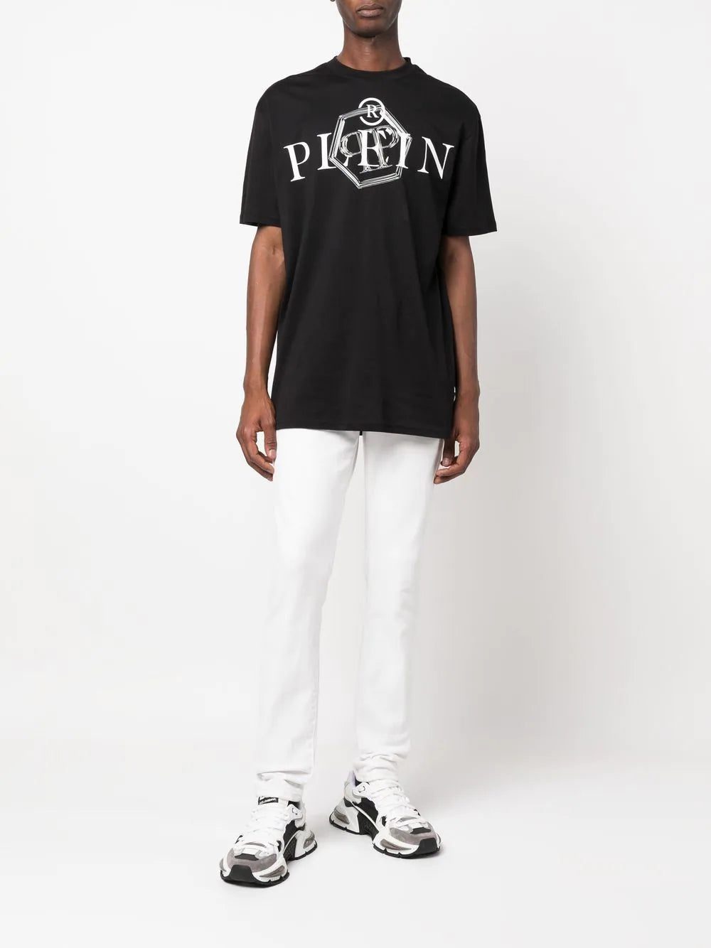 Philipp Plein logo-print cotton T-shirt - Image 2