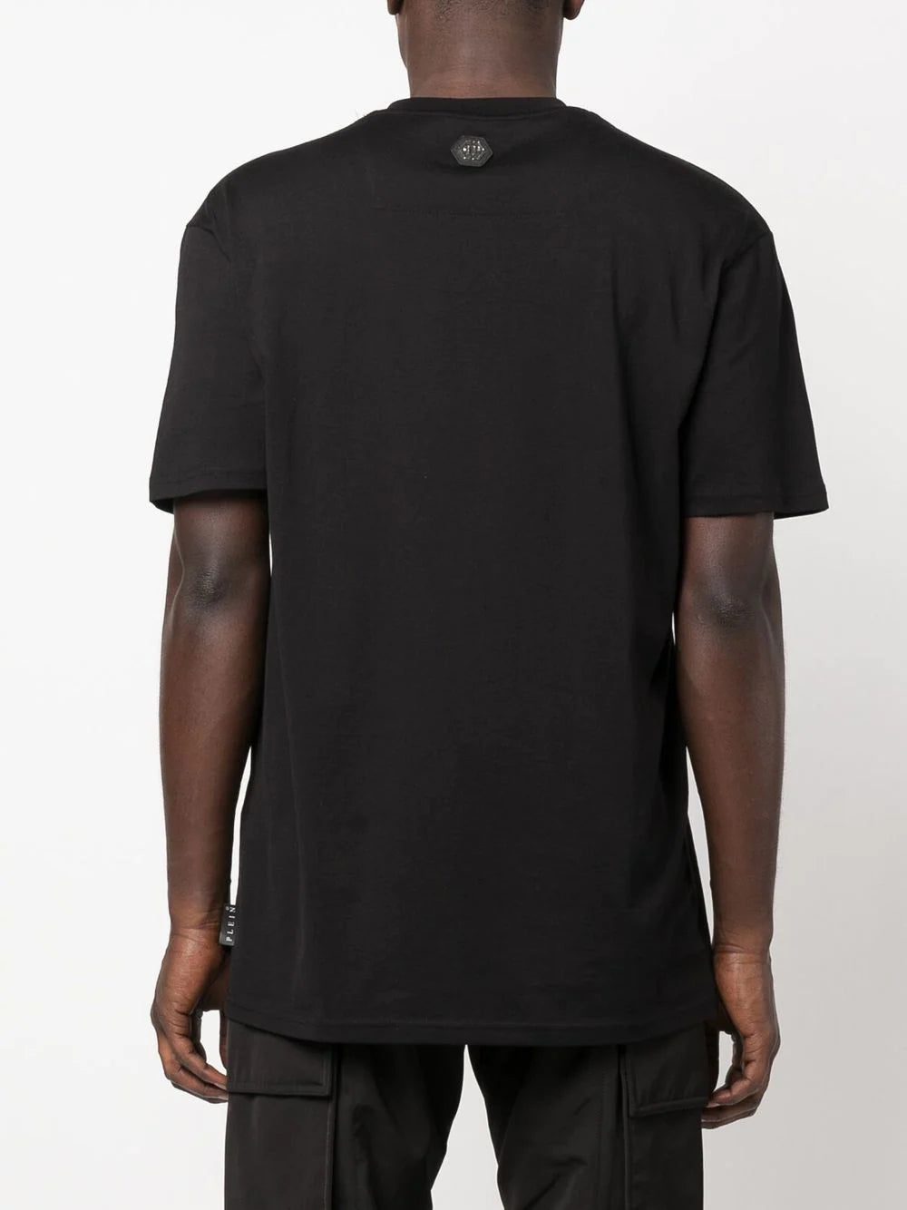 Philipp Plein embellished logo-print detail T-shirt - Image 4