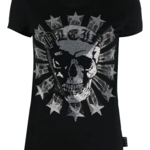 Philipp Plein  Sexy Pure-fit skull strass T-shirt