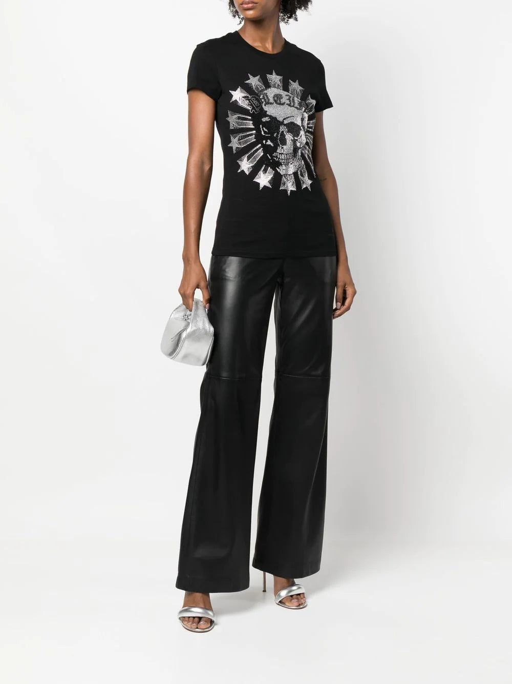 Philipp Plein Sexy Pure-fit skull strass T-shirt - Image 2
