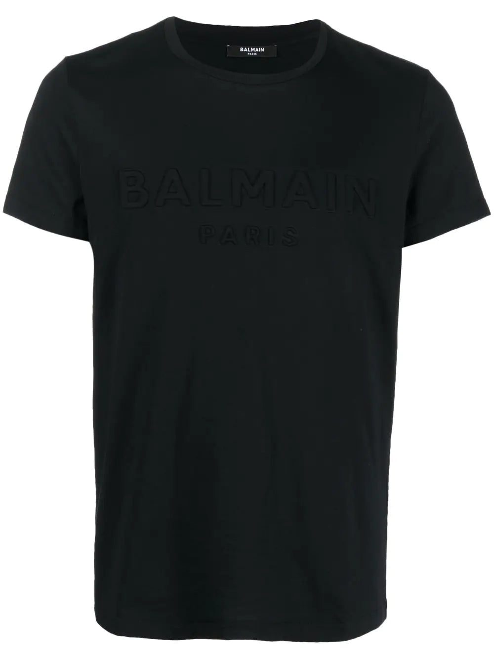 Balmain logo-embossed cotton T-shirt