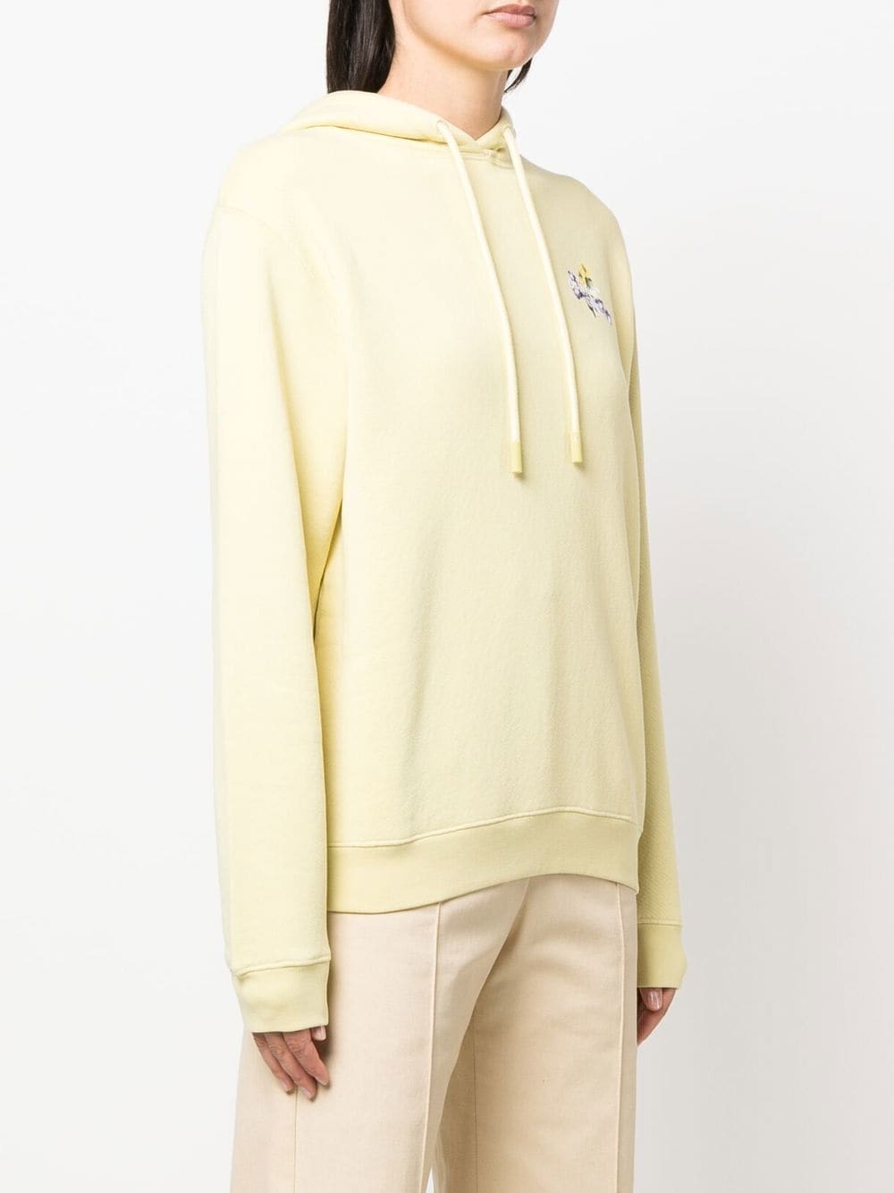 Off-White Floral Arrows cotton hoodie - Image 4