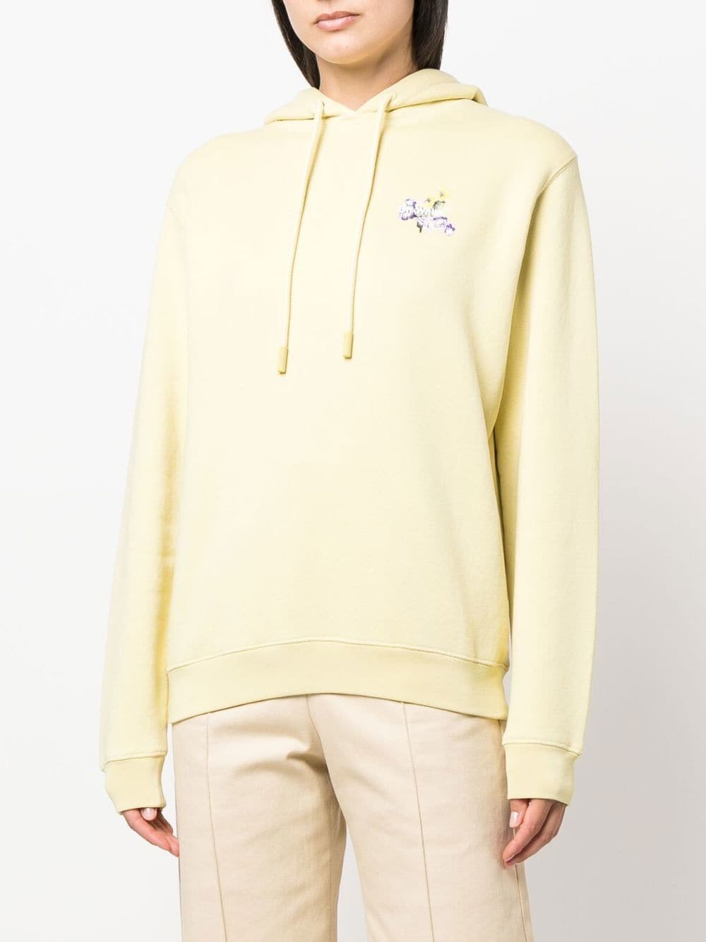 Off-White Floral Arrows cotton hoodie - Image 3