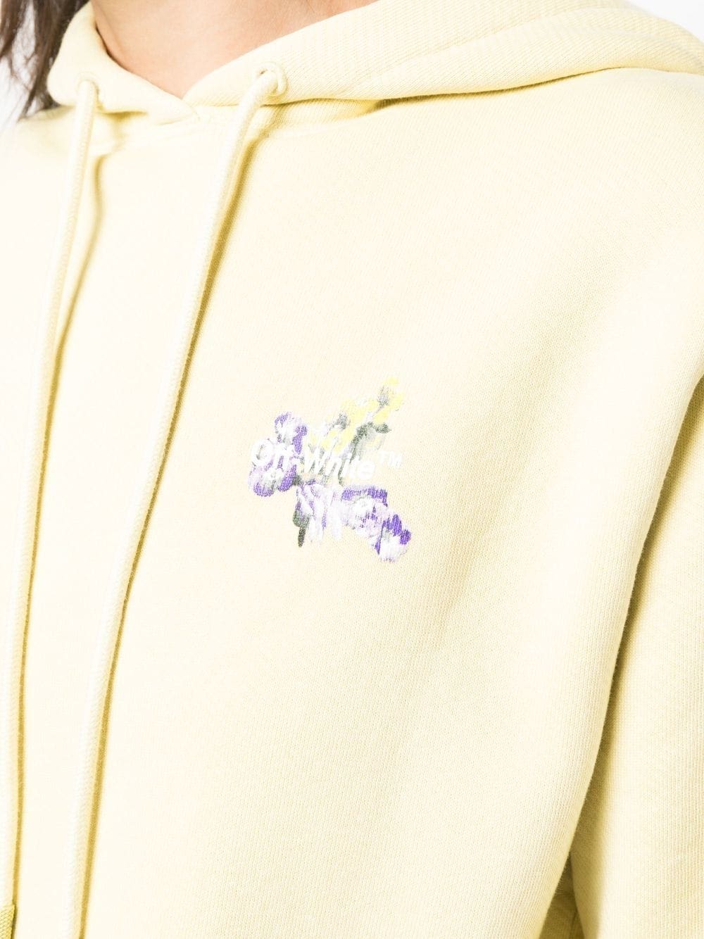 Off-White Floral Arrows cotton hoodie - Image 5