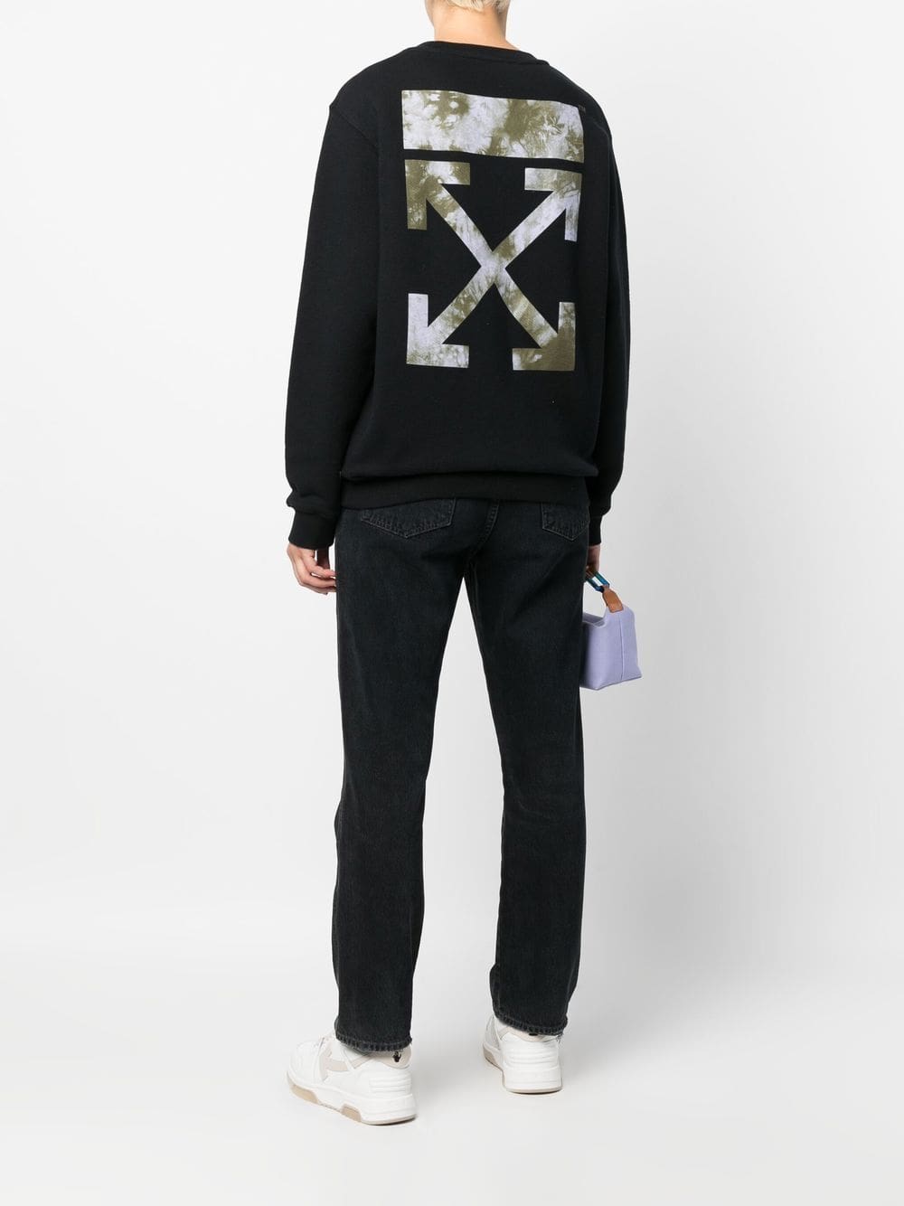 Off-White signature Arrows tie-dye crewneck sweatshirt - Image 2
