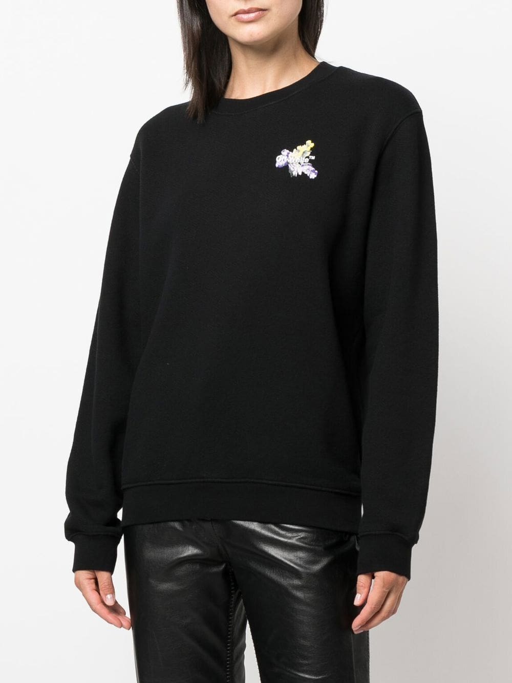 Off-White Floral Arrows crew-neck sweatshirt - Image 3