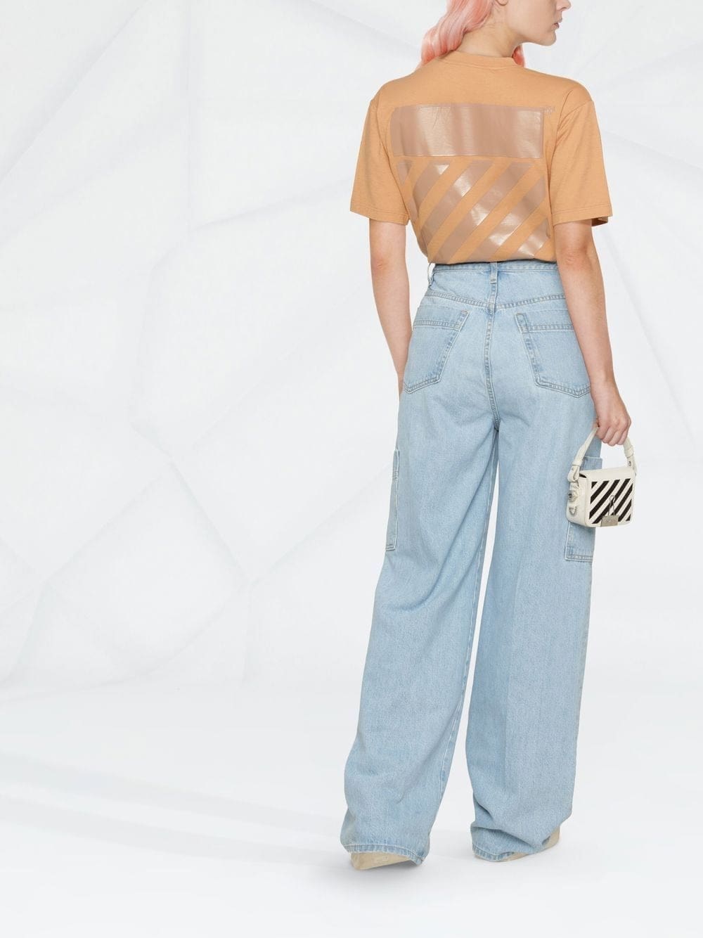 Off-White Diag-print cotton T-shirt - Image 4