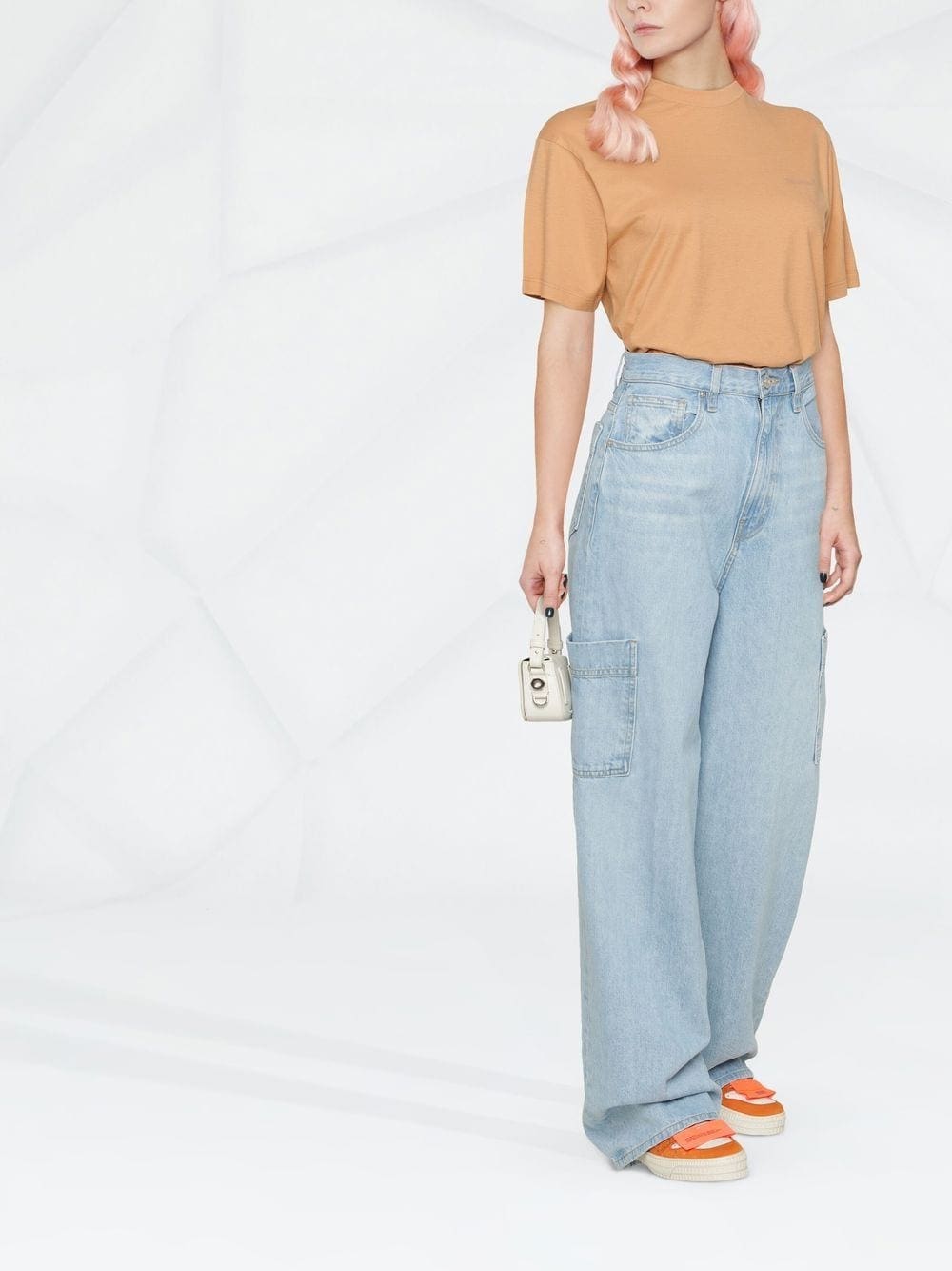 Off-White Diag-print cotton T-shirt - Image 2