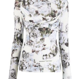 Off-White Pattern print long-sleeve T-shirt
